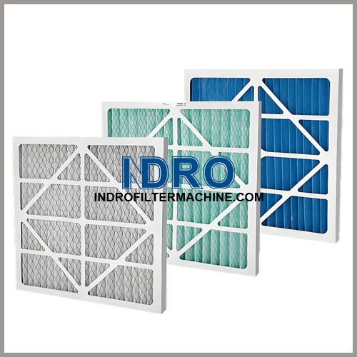 Machines Line To Make HVAC Filters-Cardboard Frame Pleated Air Filters
